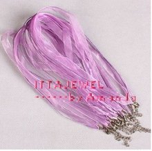 Wholesale 100pcs DIY Jewelry cord /(4+1) Ribbon cord, amethyst color, free shipping 2024 - buy cheap