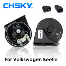 Автомобильный гудок CHSKY, спиральный гудок для Volkswagen Beetle 1998-2016, 12 В, громкость-дБ, длительный срок службы, высокий и низкий клаксон 2024 - купить недорого