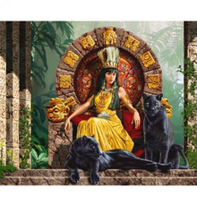 Алмазная 5D Вышивка «сделай сам», картина из страз, вышивка крестиком, квадратная мозаика черной Пантеры, королевы, Z1003 2024 - купить недорого