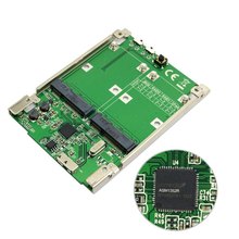 10 шт./лот 2,5 дюймов двойной мини PCI-E mSATA SSD RAID адаптер к USB 3,1 аппаратная Raid карта Raid0 Raid1 или PM 2024 - купить недорого