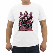 Evil Dead T-shirt Men Fashion Ash Vs Evil Dead 3D Printed Tops Tees Ash Williams Eligos Cartoon T Shirt Casual Summer Streetwear 2024 - compre barato