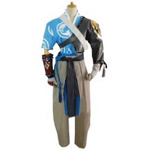 2018 OW Game Shimada Hanzo Cosplay Costume with hand covers 2024 - buy cheap