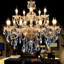 Shixnimao lustre de cristal de luxo com 15 cabeças, lustre de cristal da moda e luxuoso, frete grátis, 00101 2024 - compre barato