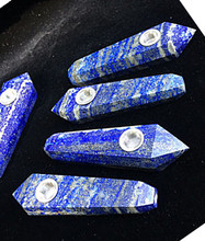 10 Pcs Wholesale ! Natural Lapis Lazuli stone Quartz Crystal Smoking Pipe 2024 - buy cheap