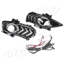 Car LED Daytime Running Lamp Fog Light Kit For Ford Fusion Mondeo 2013 2014 2015 2016 Auto Spare Parts Pair 2024 - buy cheap