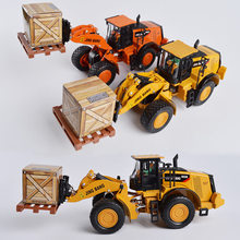 1:50 alloy engineering vehicles, high simulation model Wheeled forklift Truck,children's educational toys, free shipping 2024 - buy cheap