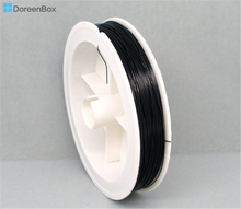 Doreen Box Lovely 1Roll 80M Black Beading Wire tiger tail 0.38mm (B04933) 2024 - buy cheap