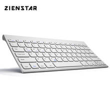 Zienstar High Quality  Ultra Slim Wireless Keyboard Bluetooth 3.0 for ipad/Iphone/Macbook/PC computer/Android tablet 2024 - buy cheap