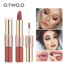 O.TWO.O 12 Colors Matte liquid Lipstick Makeup Velvet 2 in 1 Long Lasting Lips Moisturizer Lips Makeup Waterproof 2024 - buy cheap