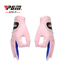 PGM 1 Pair Child Golf Gloves Girls Outdoor Sport Microfiber Cloth Mitten Breathable Anti-Slip Abrasion Golf Gloves D0020 2024 - buy cheap