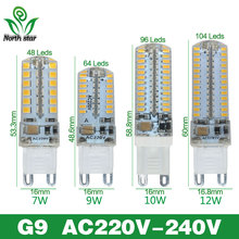 2016 new g9 led 3W 7W 9W 12W AC 220V 230V 240V G9 lamp Led bulb SMD 2835 3014 LED g9 light Replace 30/40W halogen lamp light 2024 - buy cheap