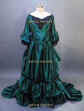 Green Gothic Victorian Antoinette Style Fantasy Gown Ebay Victorian Dress 2024 - buy cheap