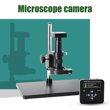 Full Set 34MP 2K Industrial Soldering Microscope Camera HDMI USB Outputs 180X C-mount Lens 144 LED Light Big Boom for PCB Repa 2024 - buy cheap