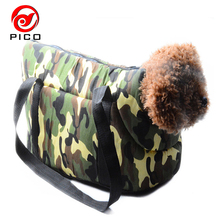 Frete grátis bolsa suporte de ombro para cães carregador de animais de estimação bolsa de viagem camuflagem bolsa para passeio de animais de estimação zl125 2024 - compre barato