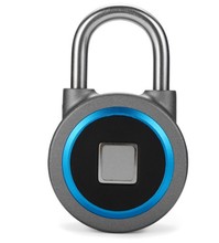 Bluetooth-compatible APP Waterproof Keyless Fingerprint Lock Unlock Anti Theft Padlock Door Lock For IOS Android black blue 2024 - buy cheap