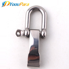 YoouPara Adjustable U Type Buckle Stainless Anchor Shackle Carabiner for Survival Paracord Bracelet Outdoor Climing Rope Buckles 2024 - buy cheap