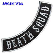 3 cores de esquadrão da Morte motociclista patches ferro em patches bordados para roupas jaquetas bordado patches de roqueiro 2024 - compre barato