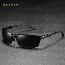 RBEWTP New Aluminum Magnesium Men's Sunglasses Polarized Coating Mirror Sun Glasses oculos Male Eyewear Accessories For Men 2024 - buy cheap