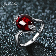 JIASHUNTAI, 925 anillos de plata esterlina Vintage para mujer, anillos de boda románticos, 100% Retro, joyería de plata para mujer 2024 - compra barato