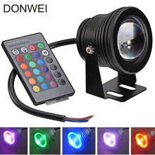 High Waterproof IP68 12V 10W Outdoor LED Landscape Fountain Pool Lamp Underwater Lights with 24key IR Remote Controller 2024 - buy cheap