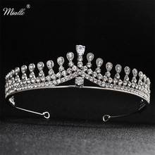 Miallo-tiara para mulheres, acessório feminino, diadema, joia para casamento, laço de princesa 2024 - compre barato