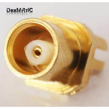 Conector hembra MCX de 10 piezas, conector coaxial RF de montaje PCB de 031 ", chapado en oro, venta al por mayor, envío rápido 2024 - compra barato