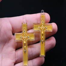 Nova Medalha de Ouro Jesus Cruz Católica. Católica Medalha de Ouro Jesus Pingente de Cruz 2024 - compre barato