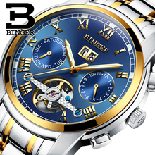 New Switzerland Mechanical Watch Men Wrist Sapphire Binger Luxury Brand Waterproof Watches Male Wrist Sapphire relogio masculin 2024 - buy cheap
