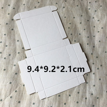 Cajas de papel blanco para manualidades, embalaje de papel pequeño para jabón, paquete de dulces para regalo, 50 Uds., 9,4x9,2x2,1 cm 2024 - compra barato
