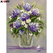 5D diamond embroidery flower crafts diamond painting purple flower mosaic gift full square / round diamond home decoration XY1 2024 - buy cheap