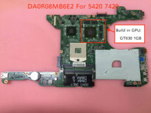 Free Shipping DA0R08MB6E2 For Dell 14R 5420 7420 notebook Motherboard with GT630M 1GB video card HMGWR 0HMGWR CN-0HMGWR 2024 - buy cheap