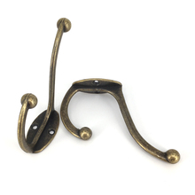 2PCS 105mm*55mm antique bronze victorian cloakroom wall door hanger clothes coat hat bag hooks 2024 - buy cheap