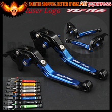 Motorcycle Adjustable Brake Clutch Levers For Yamaha YZF R6 YZFR6 2005-2016 2006 2007 2008 2009 2010 2011 2012 2013 2014 2015 2024 - buy cheap
