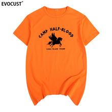 Лонг Айленд саунд Камп половина крови Перси Джексон летняя футболка хлопок мужская футболка Новая женская футболка модная повседневная 2024 - купить недорого