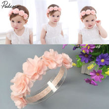 Kids Girl Baby Headband Toddler Lace Bow Flower Hair Band Accessories Headwear 2024 - buy cheap
