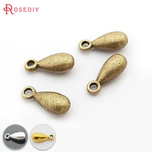 (31788)50PCS 9x5MM Antique Bronze Zinc Alloy Drop Shape End Charms End Beads Diy Jewelry Findings Accessories Wholesale 2024 - buy cheap