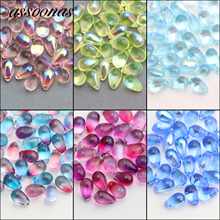 assoonas Z115,Water droplets transparent crystal beads,accessories parts,jewelry accessories,hand made,diy beads,jewelry making 2024 - buy cheap