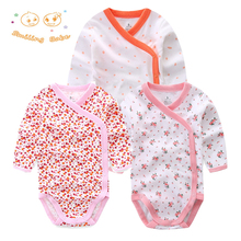 Body infantil sorridente 3 estações moda bebê macacão manga comprida roupas de bebê verão natal roupas de menina 2024 - compre barato