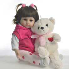 45cm Alive Bebe Accompany Doll vinyl newborn Reborn silicone vinyl dolls kids Xmas Brinquedos Limited Collection Birthday Gift 2024 - buy cheap