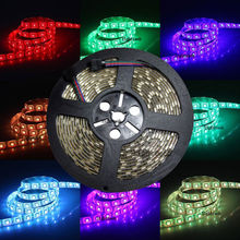 Tira de luces LED de 50M, DC24V, 10X, 5M, 5050 SMD, blanco cálido, RGB, rojo, azul, verde, no impermeable 2024 - compra barato