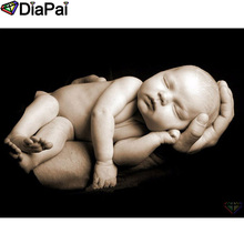 DIAPAI 100% Full Square/Round Drill 5D DIY Diamond Painting "Child baby" Diamond Embroidery Cross Stitch 3D Decor A20328 2024 - buy cheap