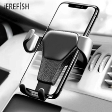 Soporte de teléfono de gravedad para coche, accesorio de Metal Universal para iPhone X, 8, 7, 6, 6s Plus, Samsung, ventilación de aire, 4-6 pulgadas 2024 - compra barato