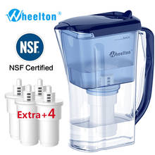 Wheelton Water filter pitcher Purifier BPA free Ion exchang  reduce incrustation scale Extra 4 filters Germany warehouse Freeshi 2024 - buy cheap