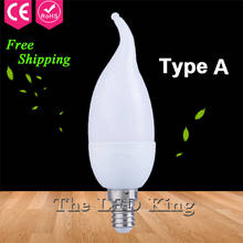 1X 5W 7W Led Candle Bulb E14 E27 220V Save Energy spotlight Warm/cool white chandlier crystal Lamp Ampoule Bombillas Home Light 2024 - buy cheap