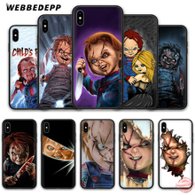 Мягкий силиконовый чехол WEBBEDEPP Chucky Face для iPhone 8 7 6S 6 Plus 11 Pro XS Max XR X 5 5S SE 2024 - купить недорого