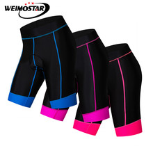 Weimostar-pantalones cortos deportivos de ciclismo para mujer, Ropa para deportes al aire libre, almohadilla de gel, pantalones cortos para bicicleta 2024 - compra barato