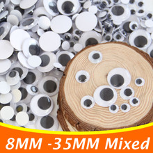 100PCS Self-adhesive Stuffed Dolls Eyes For Plush Toys Eyes Doll DIY Toys Accessories 8-35MM Mixed Eucational DIY Toys DY02 2024 - buy cheap