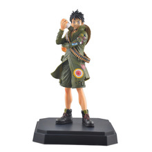 1 Uds. Original 21 CM Monkey D Luffy PVC figura de acción anime una pieza juguetes capitán estilo militar modelo Luffy juguete de navidad niños 2024 - compra barato