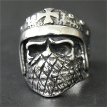 Support Drop Ship Cool Mysterious Skull Ring 100% 316L Stainless Steel Fashion Jewelry Unique Men Boys Ring 2024 - buy cheap