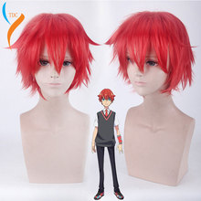 2019 New Anime SSSS.GRIDMAN Hibiki Yuta Red Short Wig Cosplay Costume Men Women Heat Resistant Synthetic Hair Wigs 2024 - buy cheap